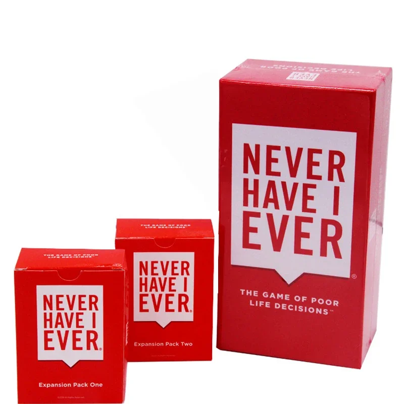 Party Games Never Have I Ever - 550การ์ดไม่เคยมีฉันเคยมีกล่องสุดพิเศษชุดเกมกระดานต่อขยายสำหรับไนท์คลับเครื่องดื่ม KTV ปาร์ตี้โต๊ะเกมของขวัญสำหรับผู้ใหญ่