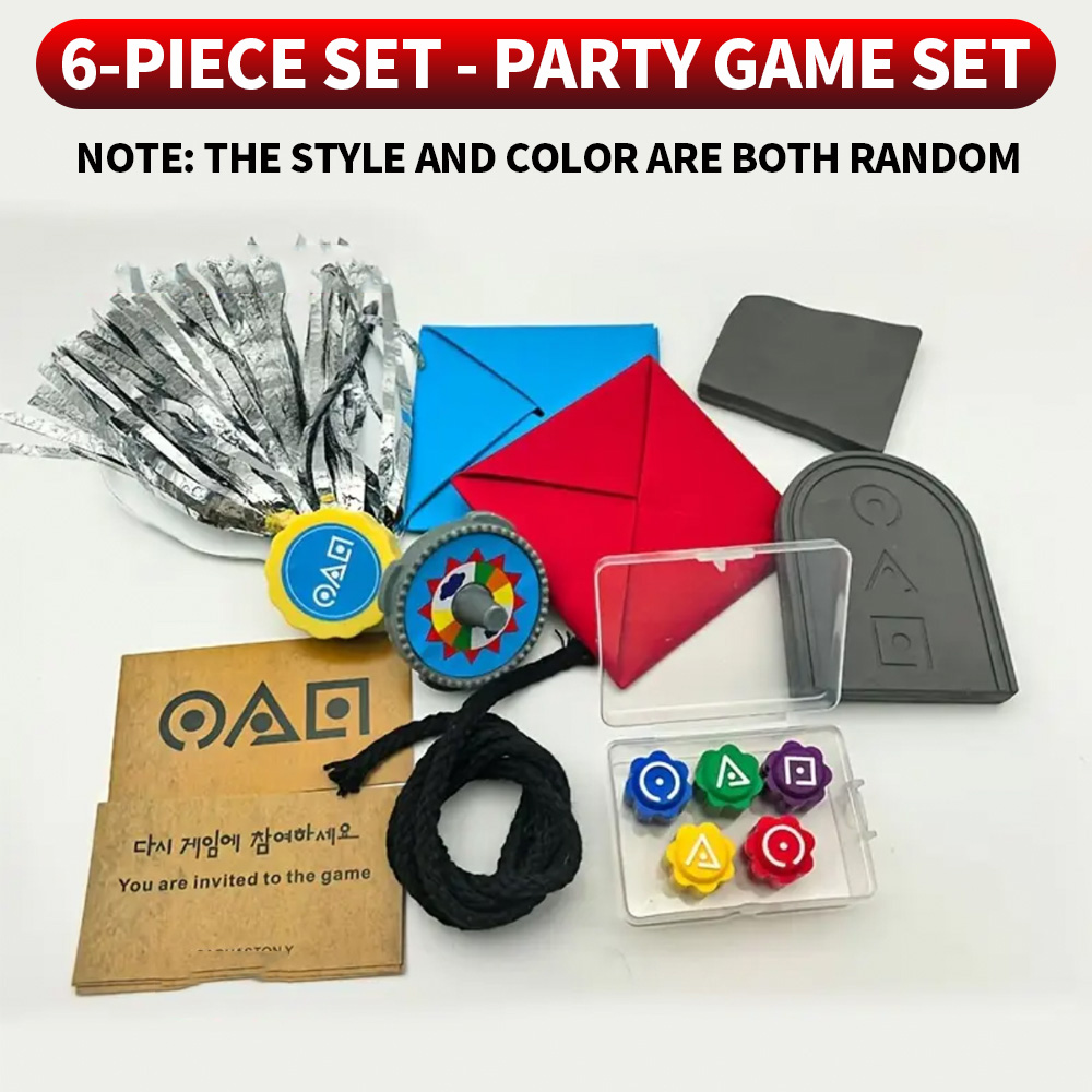 Party Games Multiplayer - ชุด 6 ชิ้น - ชุดเกมดั้งเดิมย้อนยุค เกมแบบโต้ตอบสําหรับผู้เล่นหลายคน