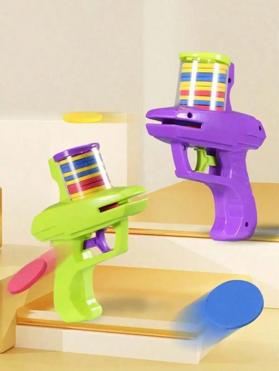 Party Games Kids Outdoor - 2026 เครื่องยิงดิสก์,ของเล่นกลางแจ้งในร่มสำหรับเด็ก,ของขวัญสำหรับการเล่นแบบโต้ตอบระหว่างพ่อแม่และลูก,เหมาะสำหรับเด็กชายและเด็กหญิง,ของเล่นเสริมพัฒนาการ,ของขวัญสำหรับเด็กผู้หญิง,เกมส์เสริมทักษะ,ของเล่นสำหรับเดินทาง,ของขวัญวันเกิดที่สมบูรณ์แบบสำหรับเด็กอายุมากกว่า 3 ปี
