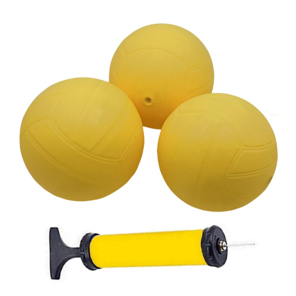 Spike Ball Game - ลูกวอลเลย์บอลขนาดเล็ก 9 ซม./3.5 นิ้ว สำหรับเล่นกลางแจ้ง พร้อมปั๊มลม
