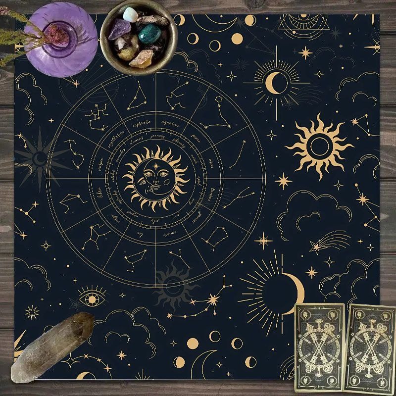 ผ้าปูโต๊ะลายจักรราศี - ผ้าปูโต - Zodiac Party Games บทวิจารณ์และราคา