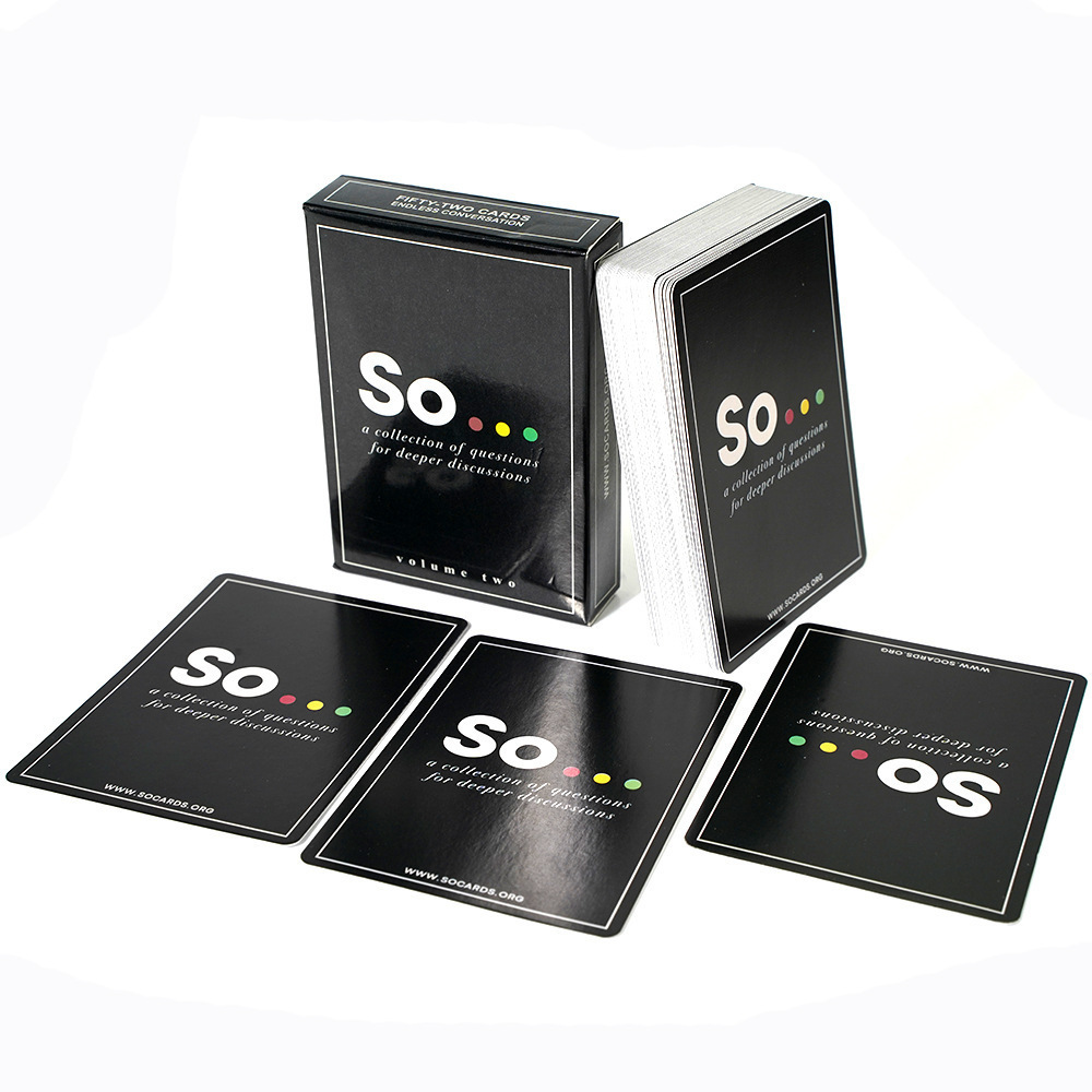 การ์ดคุณภาพสูง So Conversation - Party Games Questions For Adults บทวิจารณ์และราคา