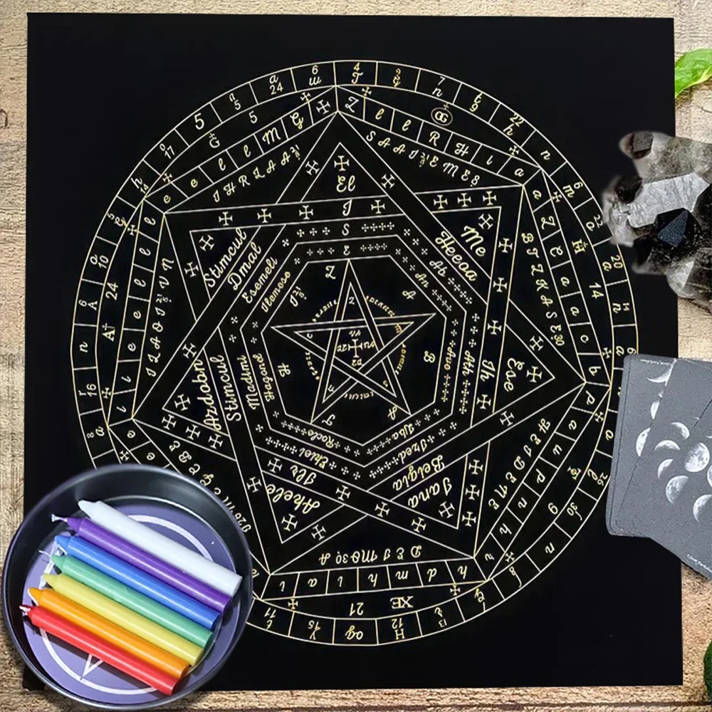 ผ้าปูโต๊ะไพ่ทาโรต์ ลายซิกิลัม  - Zodiac Party Games บทวิจารณ์และราคา