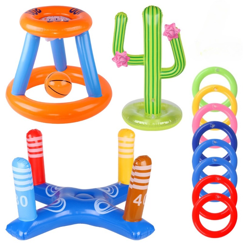 Inflatable Cactus Ring Toss Ga - Party Games Kids Outdoor บทวิจารณ์และราคา