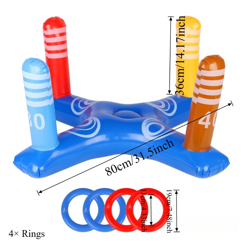 Inflatable Cactus Ring Toss Ga - Party Games Kids Outdoor บทวิจารณ์และราคา