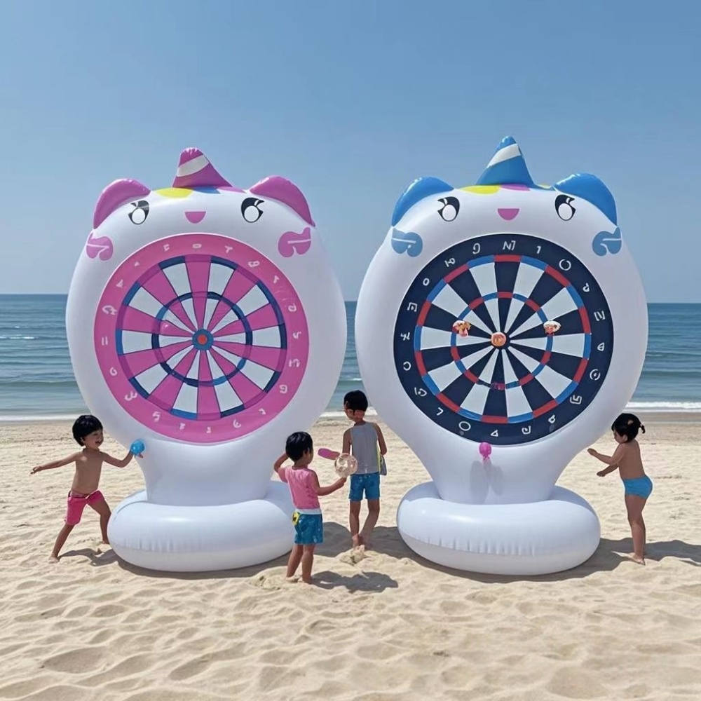 Inflatable Unicorn โยนเกมเป้าห - Party Games Kids Outdoor บทวิจารณ์และราคา