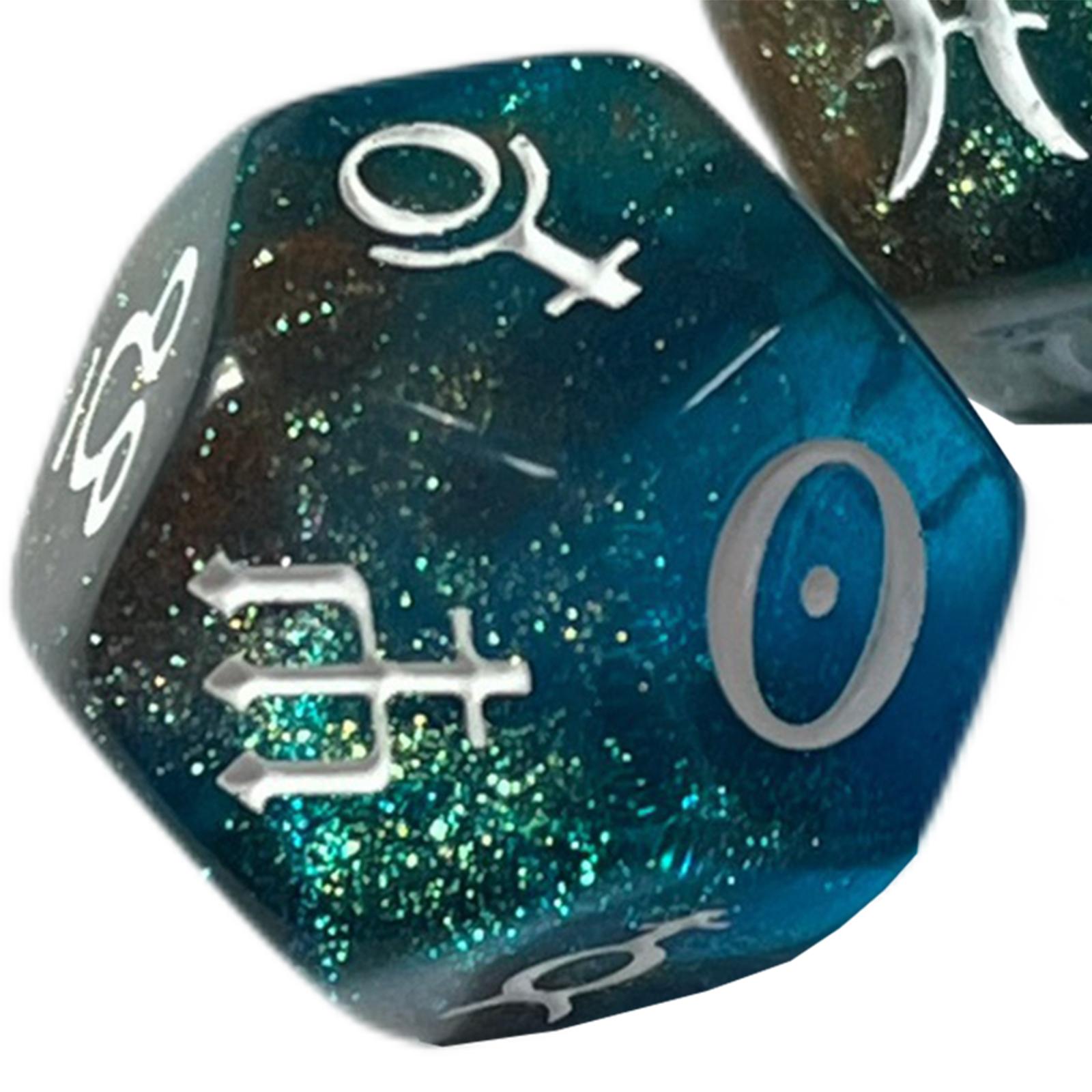 ลูกเต๋าศพจักษุศาสตร์อะคริลิก ร - Zodiac Party Games บทวิจารณ์และราคา